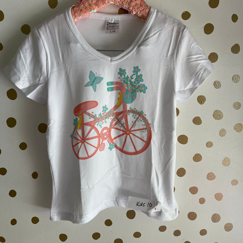 Kids size 10 Bicycle t-shirt