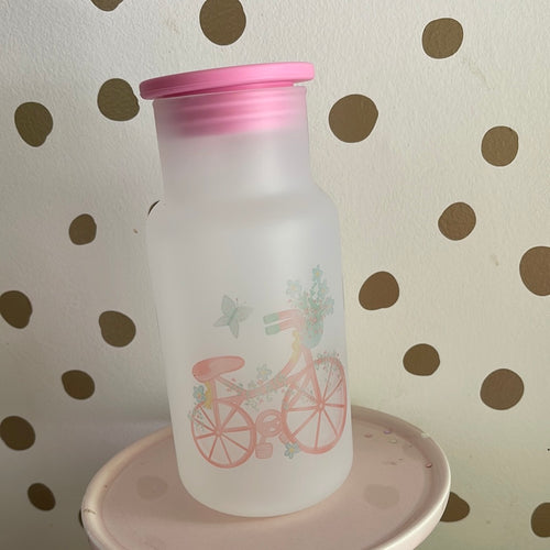 18 oz Pink Bicycle