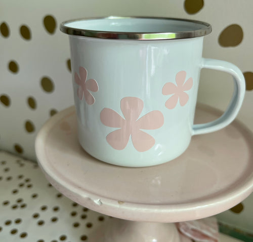 Pink Flower Mug