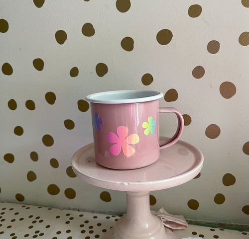 Rainbow Flower Mug