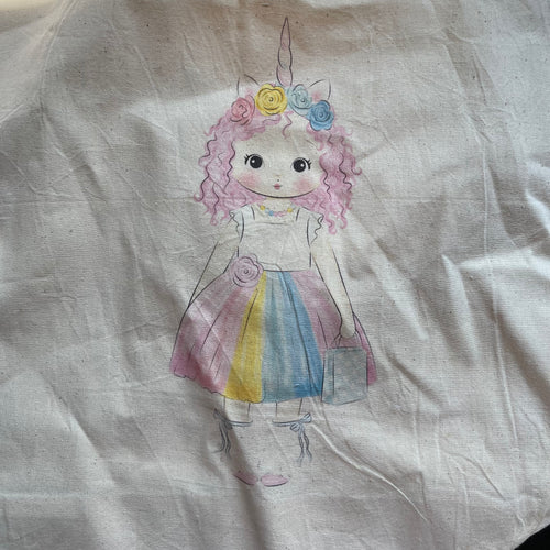 Rainbow Unicorn Costume Tote