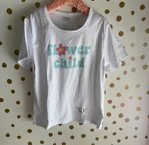 Kids size 8 Flower Child t-shirt