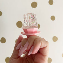 Load image into Gallery viewer, Paw Print Sprinkles Ring Pop Lipgloss