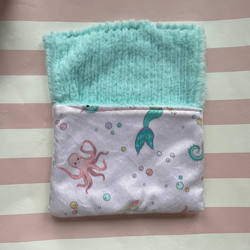 10 inch Aqua Pink Mermaid Sleeping Bag