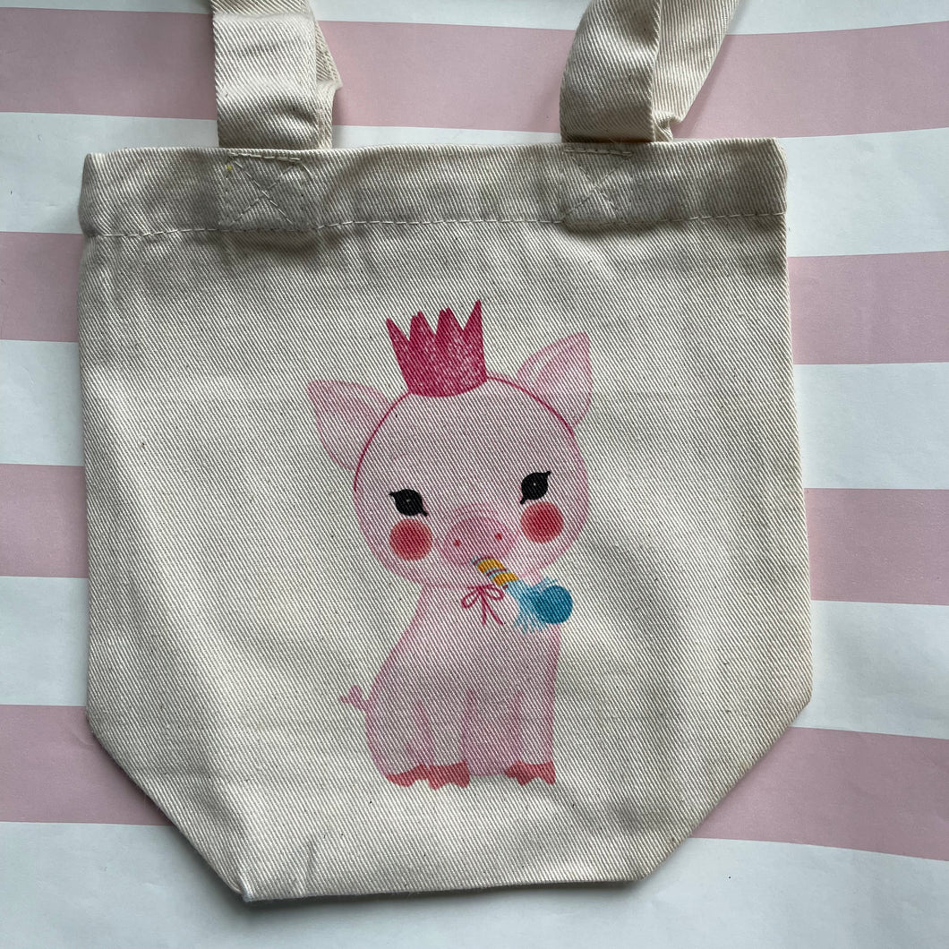 Kids Party Pig Tote