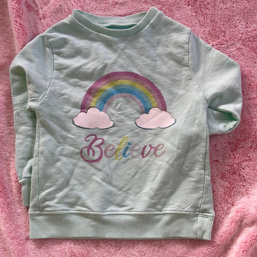 18 month toddler believe swearshirt