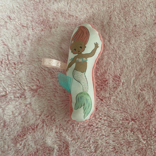 Mermaid baby rattle