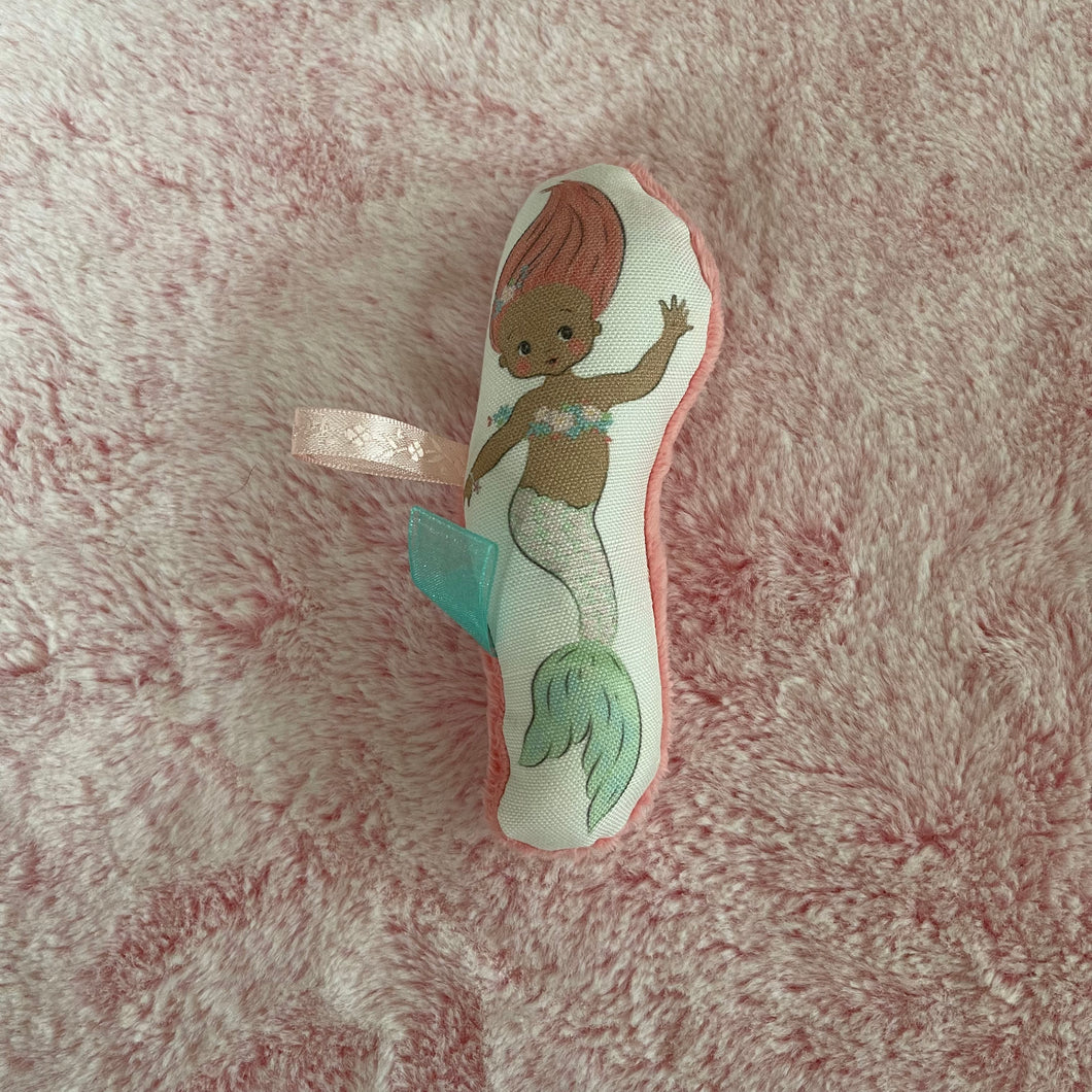 Mermaid baby rattle