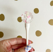 Load image into Gallery viewer, Gingerbread Snowflake Lollipop Lipgloss