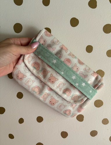 Pig and Mint Star Clutch