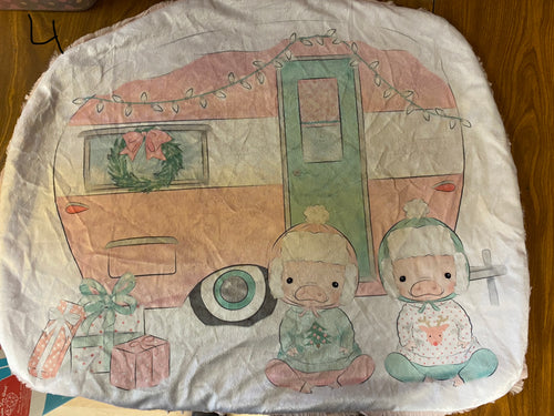 Jumbo camper pigs Pillow