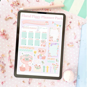 Floral Pig Planner Pack